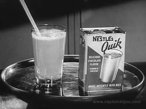 1960s NESTLE'S QUIK COMMERCIAL - Jimmy Nelson, Danny O' Day and Farfel