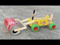 How To Make Matchbox Road Roller Leveling Machine Diy Mini Road Roller Mini Rolar