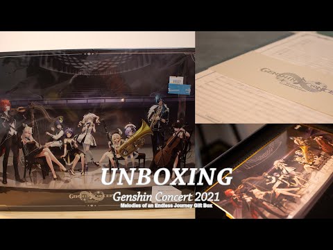 GENSHIN CONCERT 2021 Melodies of an Endless Journey Gift Box UNBOXING
