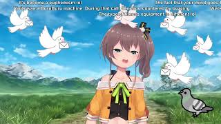 Machuu Reacts to Vivi Using Fitness Equipment Mid Stream (Thanks to a Pigeon)