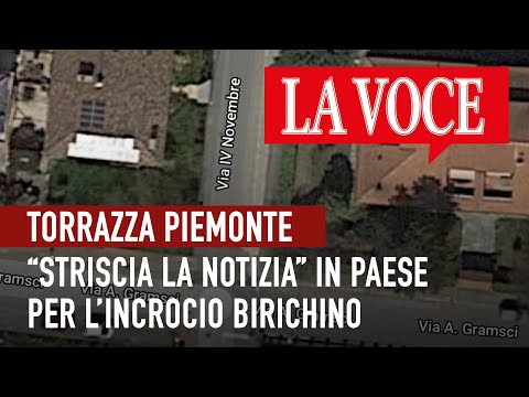 TORRAZZA PIEMONTE. “Striscia la notizia” in paese per l’incrocio birichino