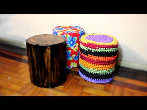 DIY - BANQUINHO DE PAPELÃO