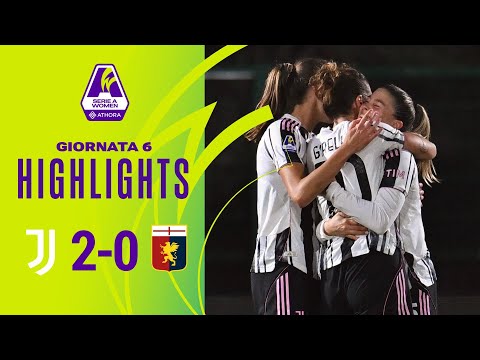 Juventus-Genoa 2-0 | Vangsgaard e Girelli trascinano le bianconere | #SerieAWomenAthora