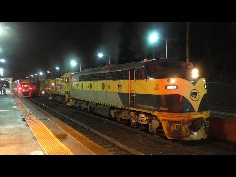 Southern Shorthaul Railroad S317, T385 & T381 departs Kangaroo Flat