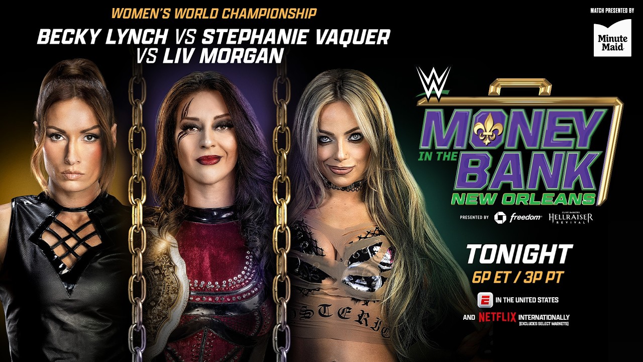 Stephanie Vaquer vs. Becky Lynch vs. Liv Morgan: Money in the Bank 2026 Hype Package