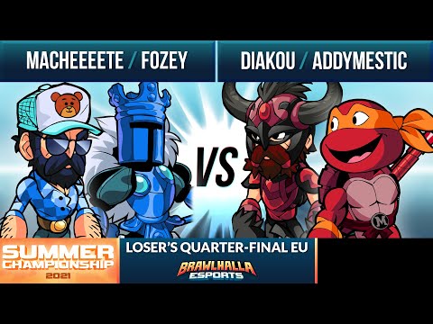Fozey & Macheeeete vs Diakou & Addymestic - Losers Quarter-Final - Summer Championship 2021 - EU 2v2