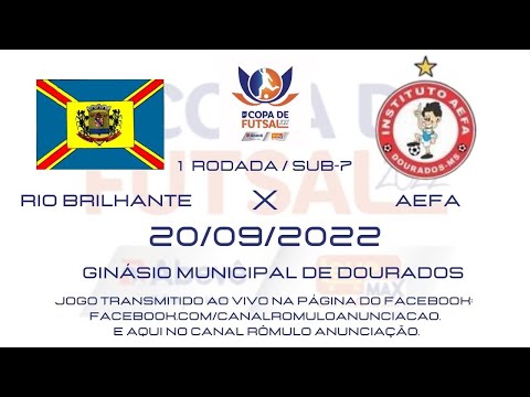 #054 2a Copa Abevê/Leve Max de Futsal - 3º Dia / RIO BRILHANTE X AEFA