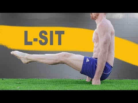 How To L-SIT (3 STEPS) For Beginners - Core Strength & Progressions