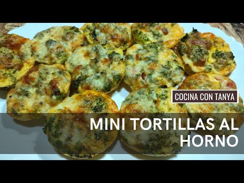HUEVO CON VERDURAS | MINI TORTILLAS AL HORNO | RECETA PARA EL DESAYUNO