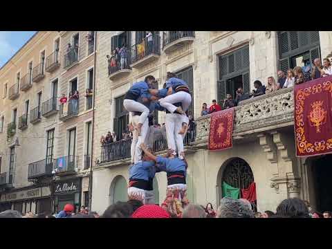 Castelling in Girona, Spain