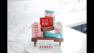 Valentines Day Tiered Tray Decor | DIY Monthly Subscription Box