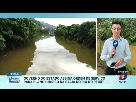Governo de SC dá início ao Plano de Recursos Hídricos do Rio do Peixe