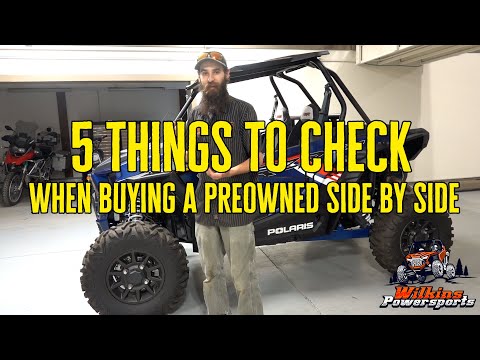 5 Things to DEFINITELY Check When Buying a Used Side By Side