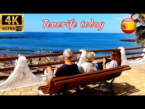 TENERIFE - COSTA ADEJE | We go to Troy beach. What's on the streets?