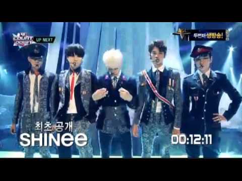 131010 M!countdown - SHINee EVERYBODY comback stage- preview 2