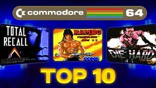 Top 10 Best Movie Star Action Games for Commodore 64