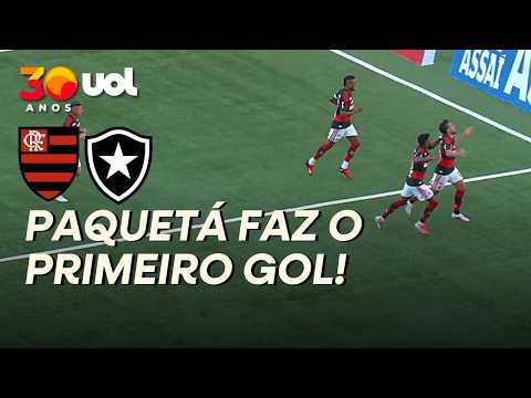 BOTAFOGO FALHA E PAQUETÁ ABRE O PLACAR! VEJA O GOL