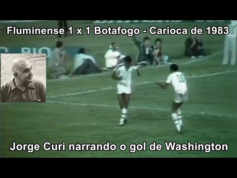 Jorge Curi narrando gol de  Washington