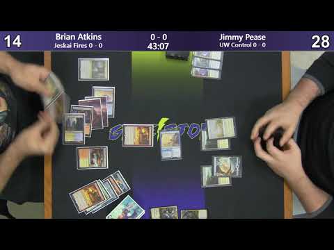 Brian Atkins (Jeskai Fires) vs Jimmy Pease (UW Control) - Friday Night Standard 11/01/19