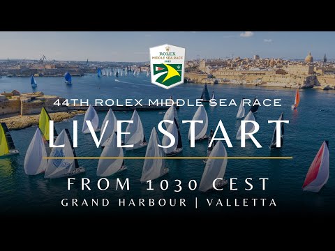 Rolex Middle Sea Race 2023 | live start