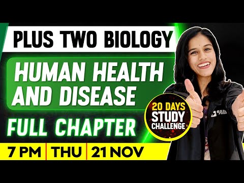 Plus Two Biology | Human Health And Disease | Full Chapter | Exam Winner Plus Two