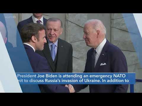 VOA60 America - NATO Leaders Meet in Brussels