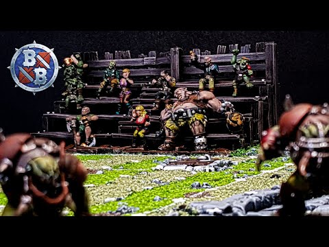 Making a Fantasy Stadium Pitch for Blood Bowl 7's