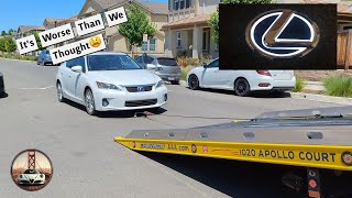 Lexus CT200H - Knock Startup / Rough Startup VLOG