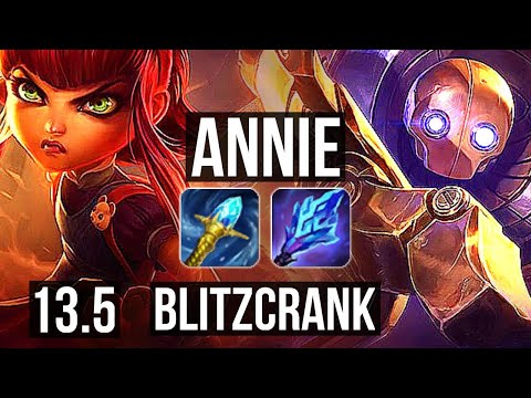 ANNIE & Kai'Sa vs BLITZCRANK & Varus (SUP) | 2/0/10, 69% winrate | KR Master | 13.5