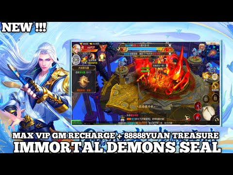 Immortal Demon Seal - Max VIP GM Recharge + Free Yuan + 700K Ingot