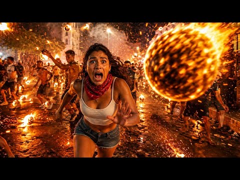 Miles de Personas Corren Entre Fuego 🔥 | Bolas de Candela 2026