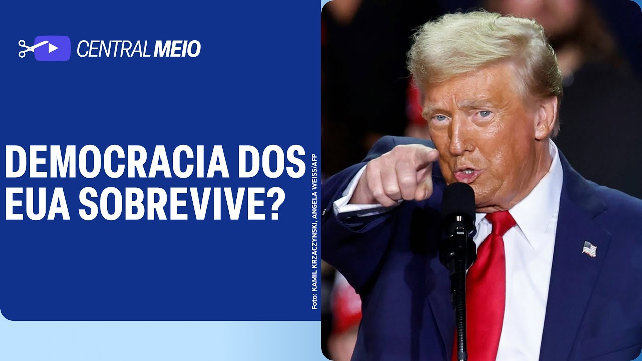 Donald Trump e os ataques à democracia dos EUA durante a disputa com Kamala Harris