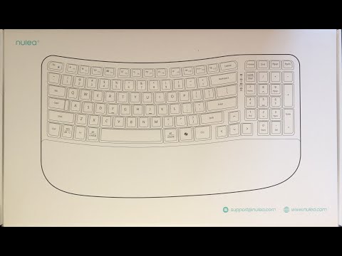 Nulea RT08 TK52A Wireless Ergonomic Wave Keyboard Review