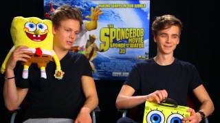 Joe Sugg & Caspar Lee Interview - The Spongebob Movie Sponge Out Of Water video