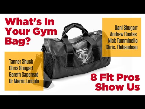 What's In Your Gym Bag? 8 Fit Pros Show Us