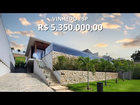 CASA TÉRREA DE ALTO PADRÃO NO CAMPO DE TOSCANA EM VINHEDO