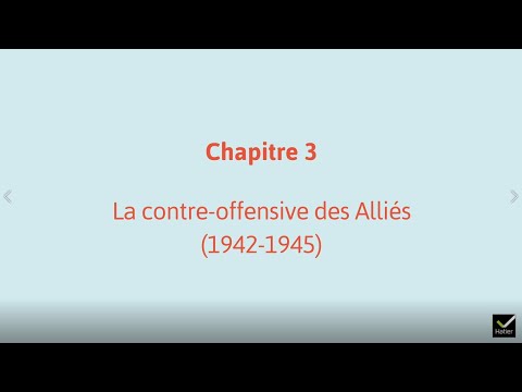 Histoire Tle : la contre-offensive des Alliés (1942-1945) - carte animée