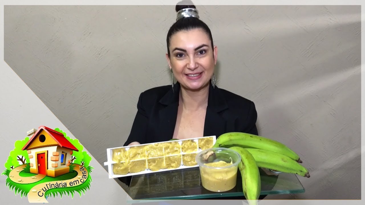 BIOMASSA DE BANANA VERDE - ANTIDEPRESSIVO NATURAL  - Culinária em Casa