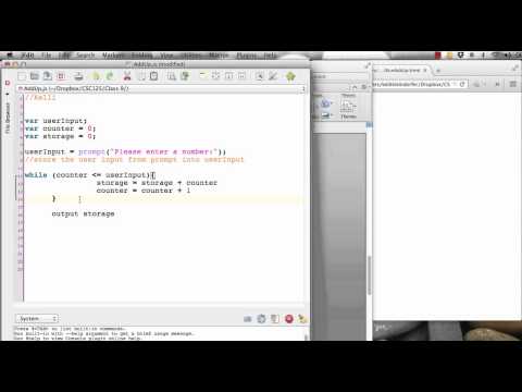 Pseudocode To Javascript While Loop