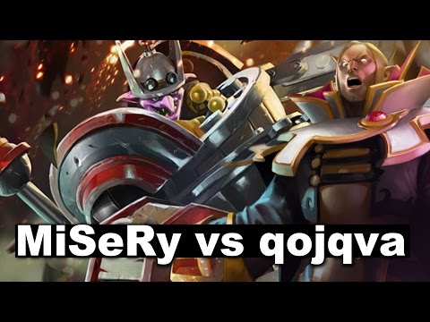 MiSeRy Timbersaw Comeback vs qojqva Invoker EU West MMR Dota 2
