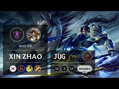 Xin Zhao Jungle vs Graves - KR Master Patch 9.14