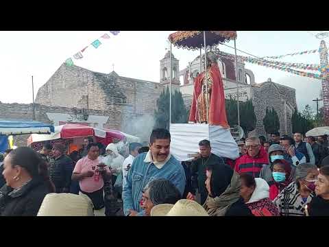 Procesión de Santo patrón Santiago Apostol en Villa Tejupam Oax Parte 2