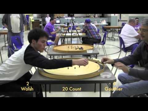 Crokinole - 2013 Owen Sound Semifinal - Gauthier v Walsh 3/4