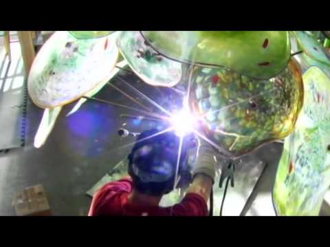 Making of a Glass Christmas Tree - Created by Holdman Lighting and Holdman Studios