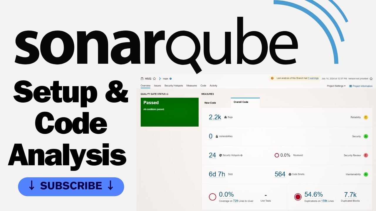 SonarQube Tutorial | SonarQube Setup From Scratch AND Code Analysis (2024)