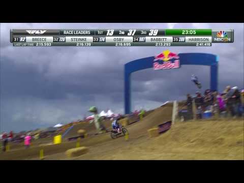 Hangtown 250 Moto 2 - Martin brothers battle