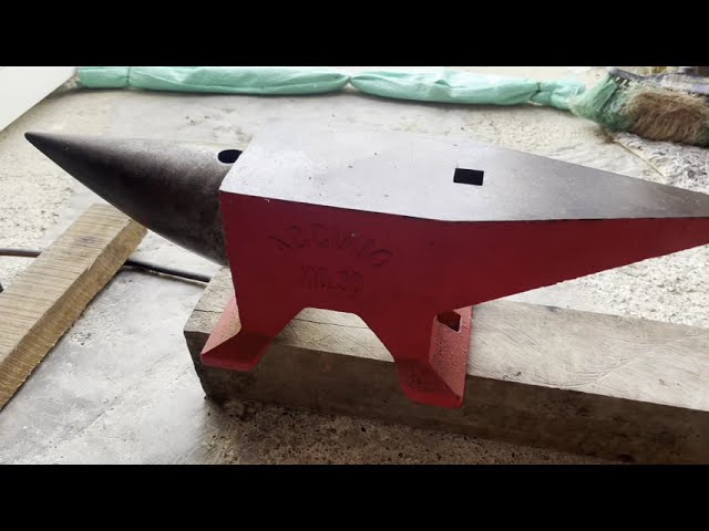 Vídeo relacionado con Hornamboss 5/11/25 kg Cuerno único de hierro fundido robusto de cuerno redondo forjado yunque herrero joyeros Metalsmith para Home Blacksmith Metals Workshop pequeños trabajos de fabricación de joyas