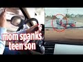 Texas Mom Spanks Teen Son After He Took Off In Her BMW