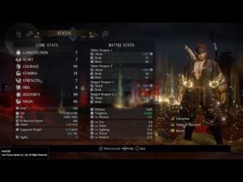 Nioh 2 OverPowered Poison Build Set Up / High Damage Output