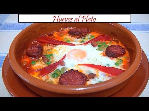 Huevos al Plato o a la Flamenca al Horno | Receta de Cocina en Familia